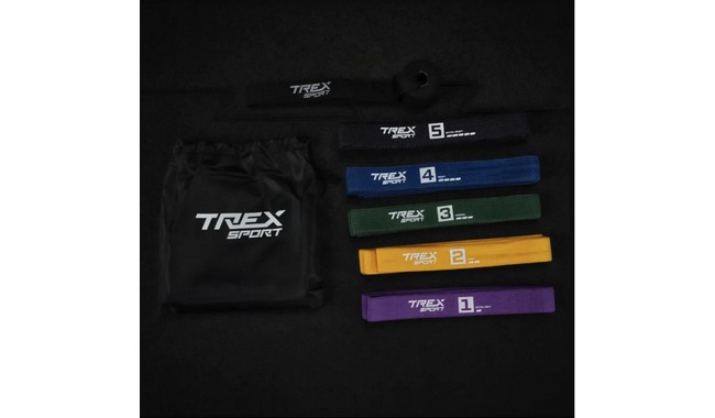 Набор лент сопротивления Trex Sport TX-005PBA 2,5-25 кг - дополнительное фото 2