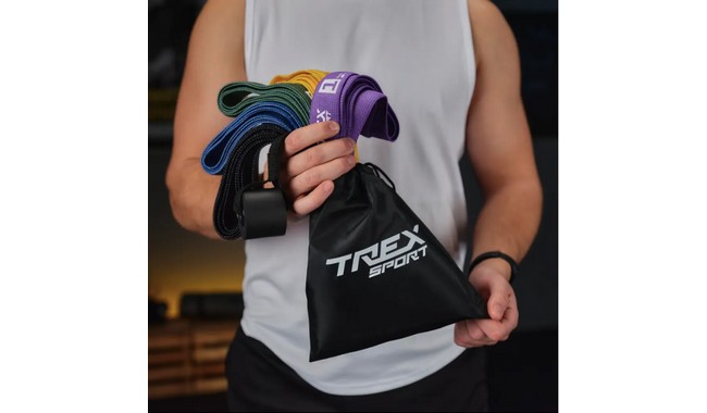 Набор лент сопротивления Trex Sport TX-005PBA 2,5-25 кг - дополнительное фото 9