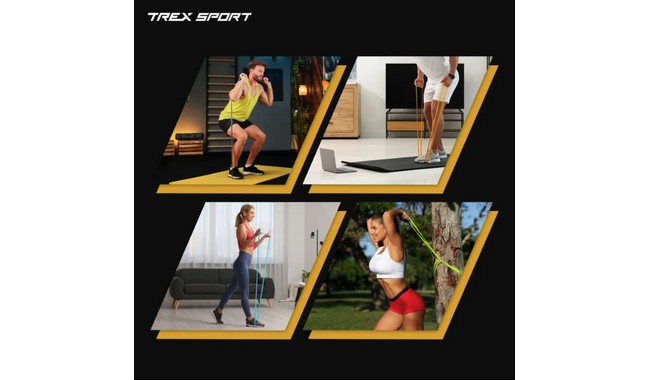 Набор лент сопротивления Trex Sport TX-004PB Power Band 2-41 кг - дополнительное фото 5