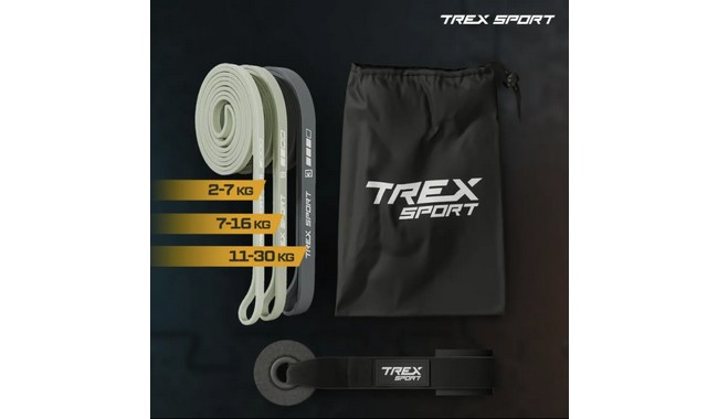 Набір еспандерів Trex Sport TX-003PB 2-30 кг - дополнительное фото 1