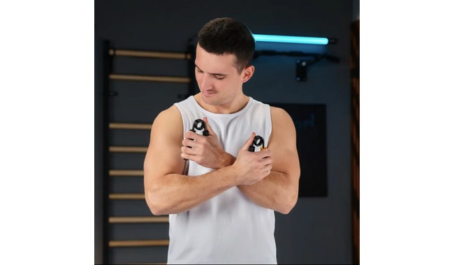 Набір еспандерів Trex Sport TX-002HSE 45-90 кг - дополнительное фото 4