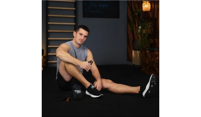 Набір еспандерів Trex Sport TX-002HSE 45-90 кг - дополнительное фото 6