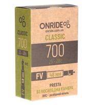 Камера 28" ONRIDE Classic 700x23-28c Presta 48 мм Box