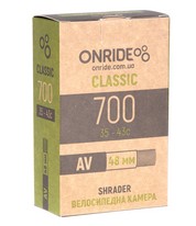 Камера 28" ONRIDE Classic 700x35-43c Schrader 48 мм Box