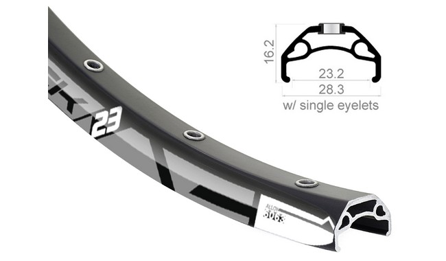 Обод RODI BlackRock 23 27.5" 32H - дополнительное фото 1