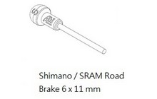 Трос для тормоза Alligator PTFE Road 1700 мм - дополнительное фото 1