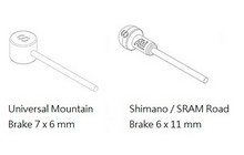 Трос для тормоза Alligator Slick 1700 мм - дополнительное фото 1