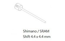 Трос перемикача Alligator PTFE Galvanized 2000 мм - дополнительное фото 1