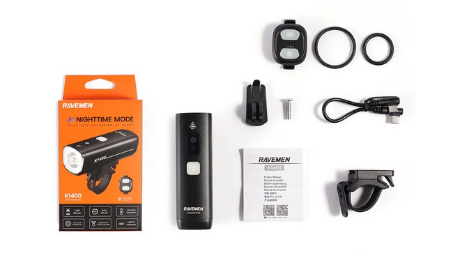 Велофара Ravemen K1400 - дополнительное фото 3