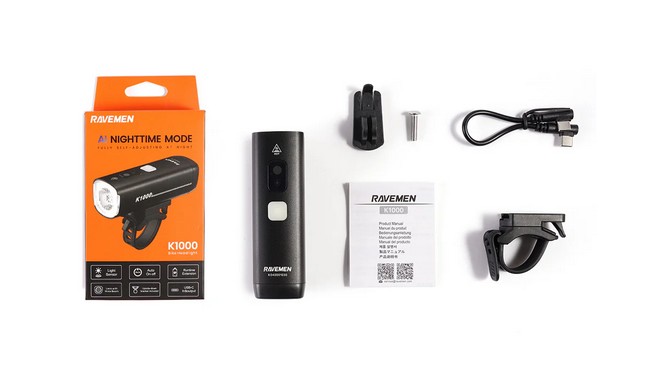 Велофара Ravemen K1000 - дополнительное фото 3