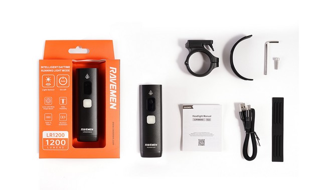 Велофара Ravemen LR1200 - дополнительное фото 2