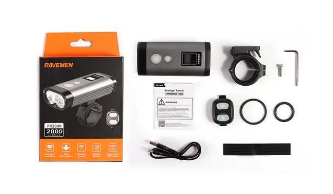 Велофара Ravemen PR2000 - дополнительное фото 5