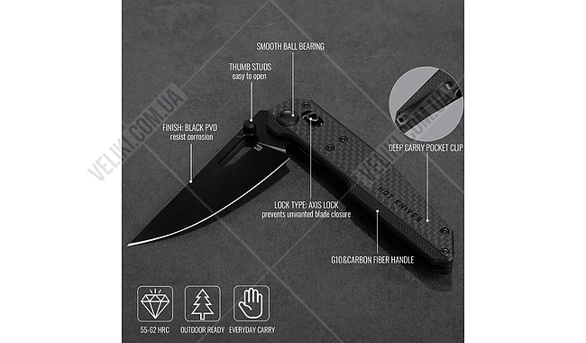 Нож Hightron Sharplyn - дополнительное фото 12