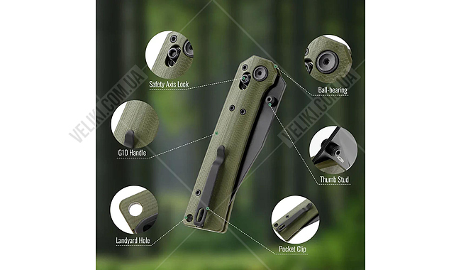 Нож Hightron Pathwright - дополнительное фото 11