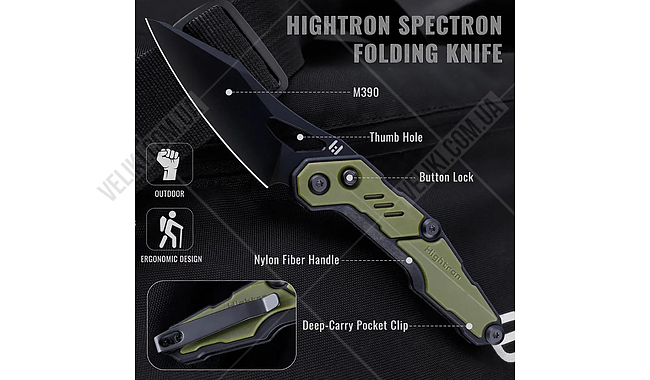 Нож Hightron Spectron - дополнительное фото 9