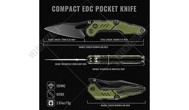 Нож Hightron Spectron - дополнительное фото 10