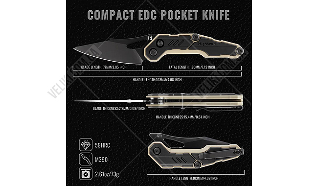 Нож Hightron Spectron - дополнительное фото 3