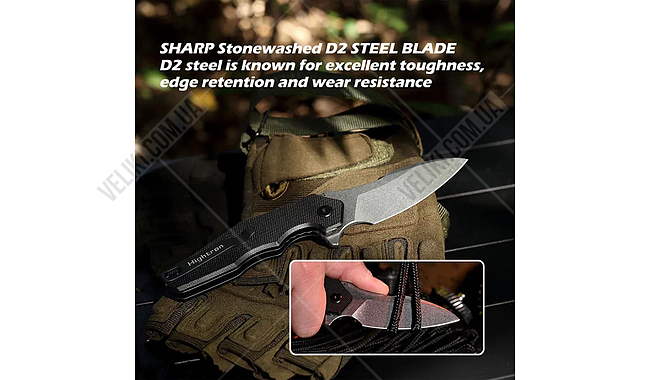 Нож Hightron Mini Ventura HK05S - дополнительное фото 7