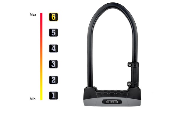 Велозамок ETOOK ET600L - дополнительное фото 1