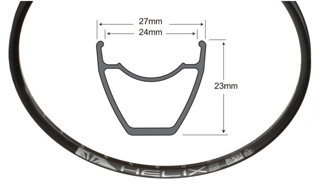 Обід SUNringle Helix TR27 SL 29" 32H - дополнительное фото 1