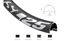 Обод Blackjack SL 25 Asy 28" 28H - дополнительное фото 1