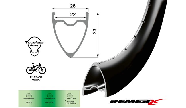 Обід Remerx G-Disc 28" 28H - дополнительное фото 1