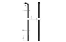 Спицы Remerx 14G Stainless Steel 288 мм (32 шт.) - дополнительное фото 2