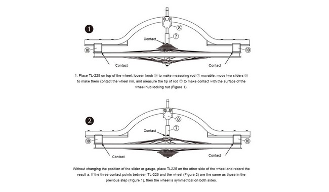 Вимірювач для коліс Toopre TL-225 - дополнительное фото 1