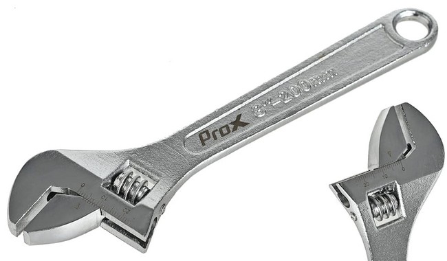 Ключ розвідний ProX 8" - дополнительное фото 1