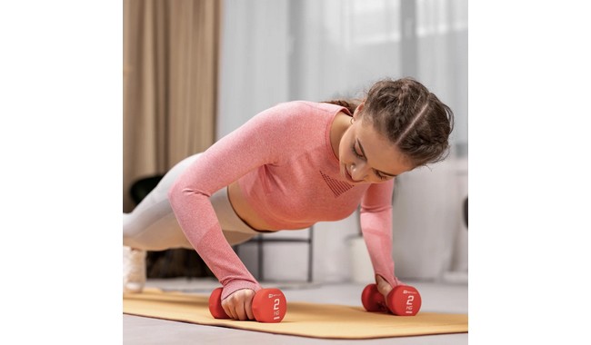 Набор гантелей Hop-Sport HS-V120DRS 12 кг - дополнительное фото 9