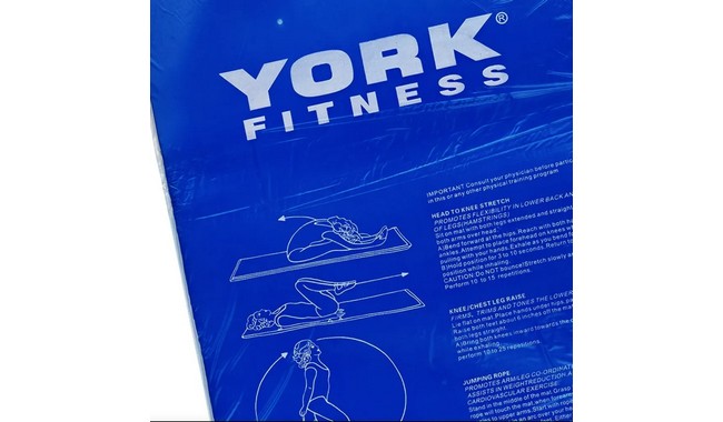 Коврик для фитнеса York Fitness двухсторонний 25 мм - дополнительное фото 2