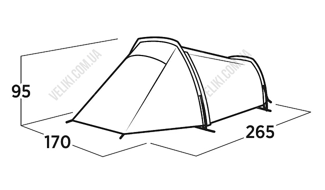Палатка Easy Camp Sarek 2 - дополнительное фото 3