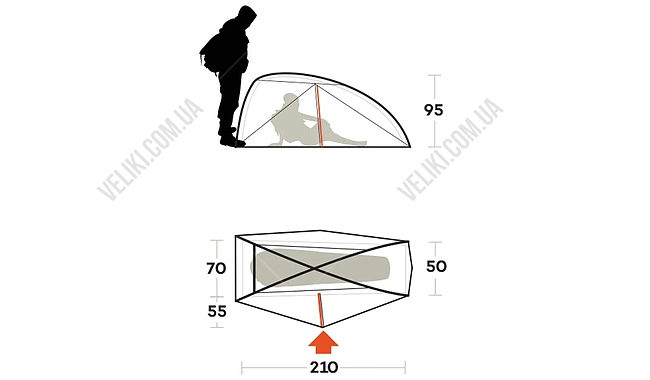 Намет Ferrino Nemesi 1 Pro - дополнительное фото 1