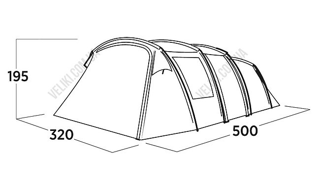 Намет Easy Camp Hamra 5 - дополнительное фото 5