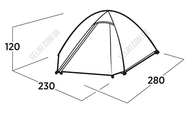 Намет Easy Camp Rondane 3 - дополнительное фото 6