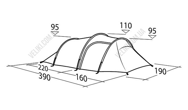 Намет Robens Sage 3 Pro - дополнительное фото 4