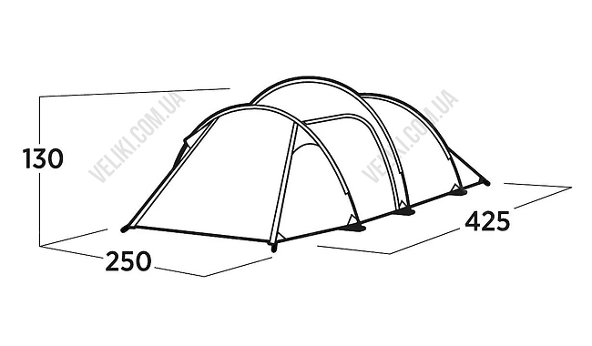 Намет Easy Camp Hemsedal 4 - дополнительное фото 5
