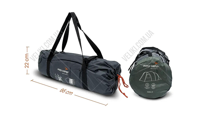 Палатка Easy Camp Hidra 4 - дополнительное фото 4