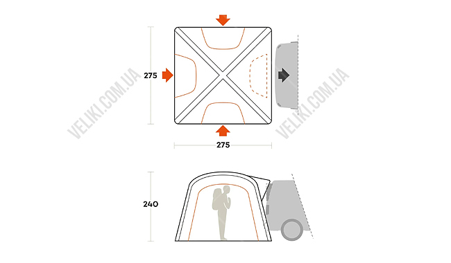 Палатка Ferrino Wander - дополнительное фото 8