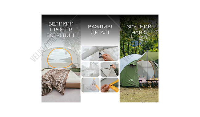 Палатка Naturehike KOTA 4 - дополнительное фото 4