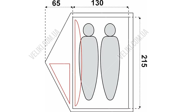 Намет Fjord Nansen Lima II - дополнительное фото 1