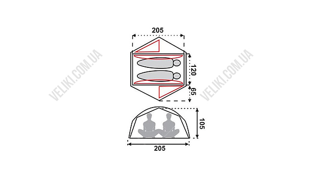 Палатка Fjord Nansen Tordis II PTB 2.0 - дополнительное фото 2