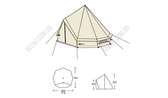 Намет Mobi Garden ERA Camp 260 - дополнительное фото 2