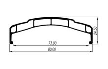Обод Weinmann DHL80 26"+ 36H - дополнительное фото 3