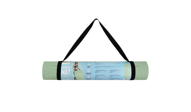 Килимок для йоги та фітнесу Spokey Mandala 4 мм - дополнительное фото 3