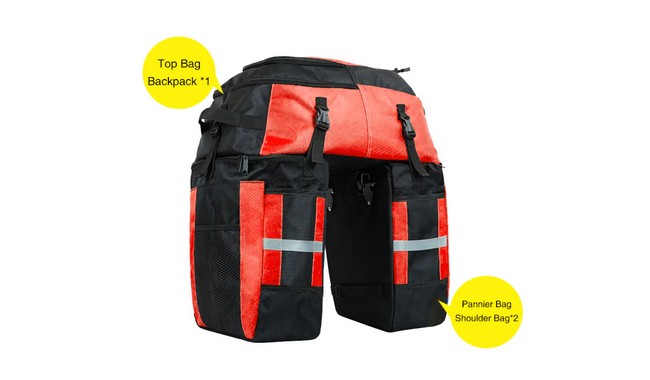 Велобаул Rhinowalk Transformer 3-in-1 70 л - дополнительное фото 23