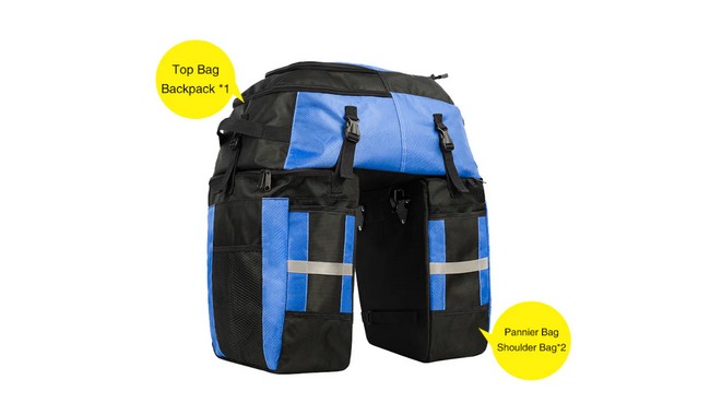 Велобаул Rhinowalk Transformer 3-in-1 70 л - дополнительное фото 4