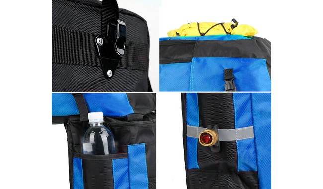 Велобаул Rhinowalk Transformer 3-in-1 70 л - дополнительное фото 7