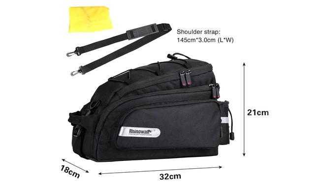 Сумка на багажник Rhinowalk Multifunctional 12 л - дополнительное фото 4