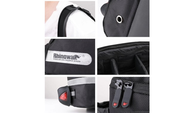 Сумка на багажник Rhinowalk Multifunctional 12 л - дополнительное фото 9